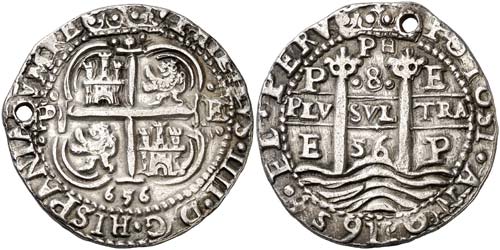 1656. Felipe IV. Potosí. E. 8 ... 