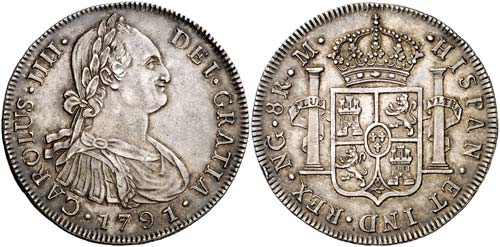 1791. Carlos IV. Guatemala. M. 8 ... 