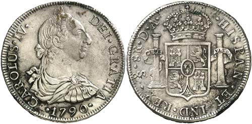 1790. Carlos IV. Santiago. DA. 8 ... 