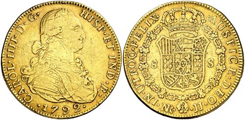 1792. Carlos IV. Santa Fe de Nuevo ... 