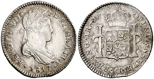 1817. Fernando VII. Guatemala. M. ... 