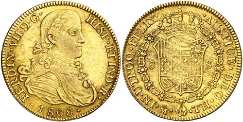 1808. Fernando VII. México. TH. 8 ... 
