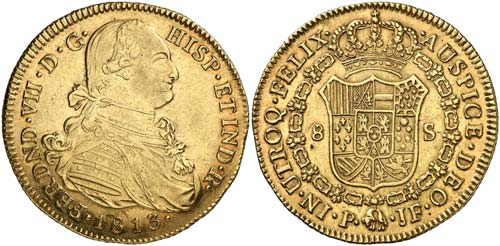 1813. Fernando VII. Popayán. JF. ... 