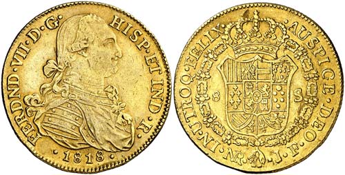 1818. Fernando VII. Santa Fe de ... 