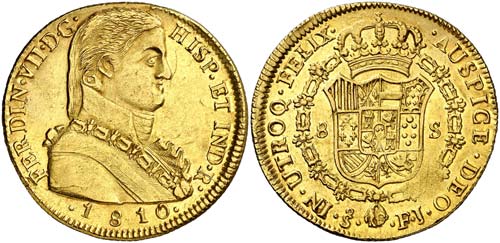 1810. Fernando VII. Santiago. FJ. ... 