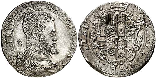 s/d. Felipe II. Nápoles. IBR. 1/2 ... 