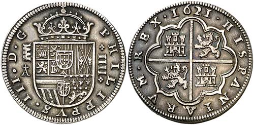 1621. Felipe III. Segovia. . 4 ... 