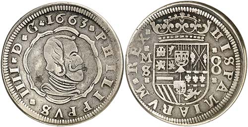 1663. Felipe IV. Madrid. S. 8 ... 