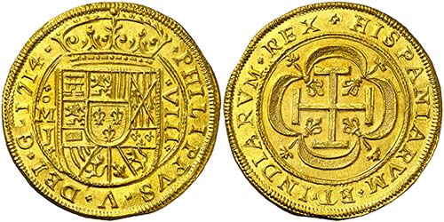 1714. Felipe V. México. J. 8 ... 