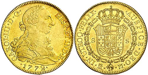 1772. Carlos III. Madrid. PJ. 8 ... 