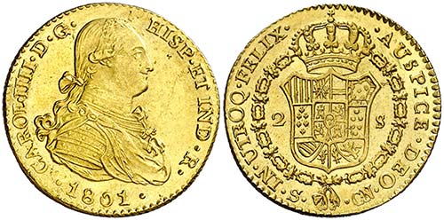 1801. Carlos IV. Sevilla. CN. 2 ... 
