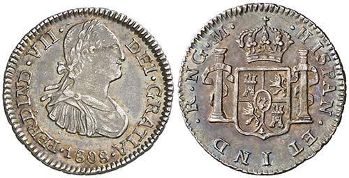 1808. Fernando VII. Guatemala. M. ... 