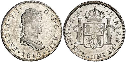 1819. Fernando VII. Guatemala. M. ... 