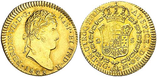 1808. Fernando VII. Guatemala. M. ... 