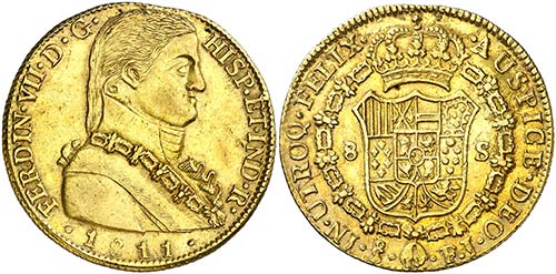 1811. Fernando VII. Santiago. FJ. ... 