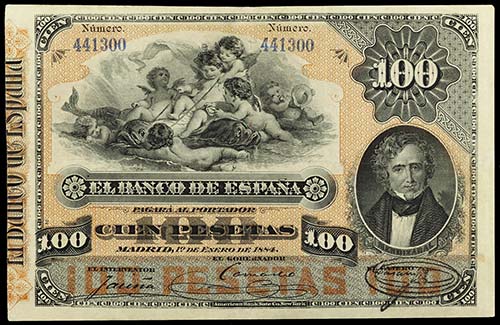 1884. 100 pesetas. (Ed. B68) (Ed. ... 
