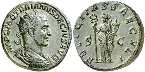 (250 d.C.). Trajano Decio. Doble ... 