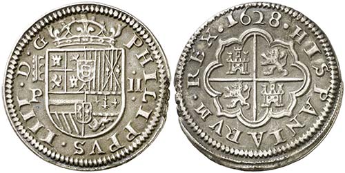 1628. Felipe IV. Segovia. P. 2 ... 