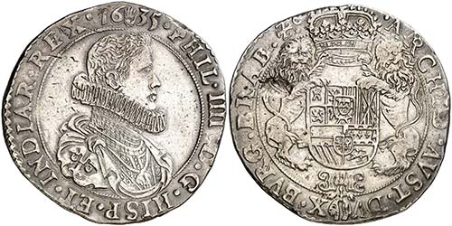 1635. Felipe IV. Amberes. 1 ... 