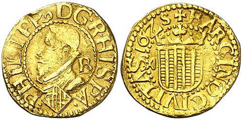 1625. Felipe IV. Barcelona. 1/3 de ... 