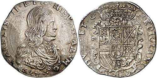 1694. Carlos II. Milán. 1 felipe. ... 