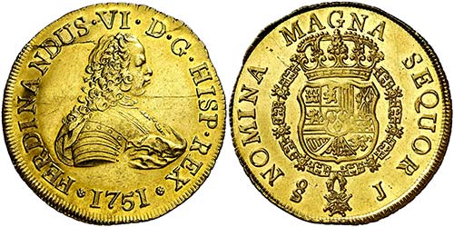 1751. Fernando VI. Santiago. J. 8 ... 