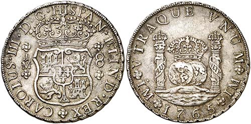 1765. Carlos III. Lima. JM. 8 ... 
