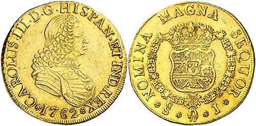 1762. Carlos III. Santiago. J. 8 ... 