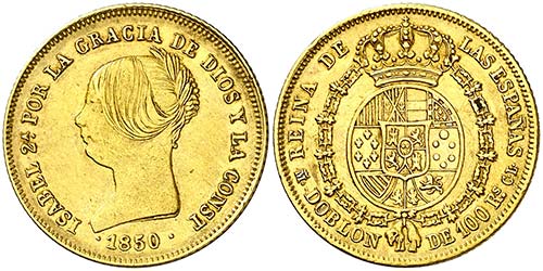 1850. Isabel II. Madrid. CL. ... 