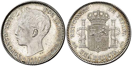 1900*1900. Alfonso XIII. SMV. 1 ... 