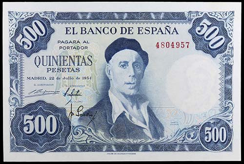 1954. 500 pesetas. (Ed. D69) (Ed. ... 