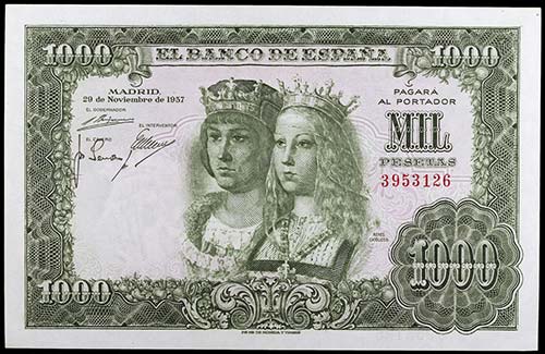 1957. 1000 pesetas. (Ed. D70) (Ed. ... 