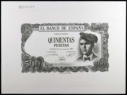 1971. 500 pesetas. 23 de julio, ... 