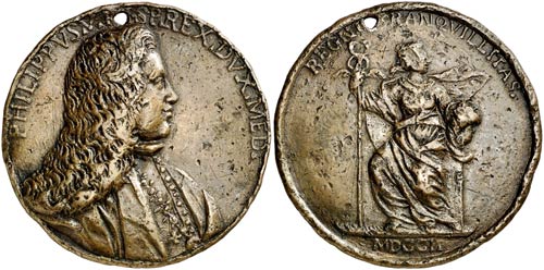 1701. Felipe V. Milán. ... 