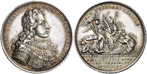 1706. Austria.  José I. Victorias ... 