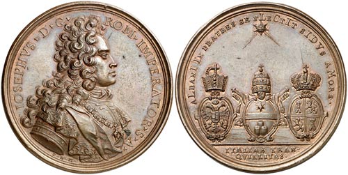 1709. Austria. José I. Paz entre ... 