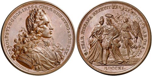 1711. Austria. Carlos VI. Vuelta a ... 