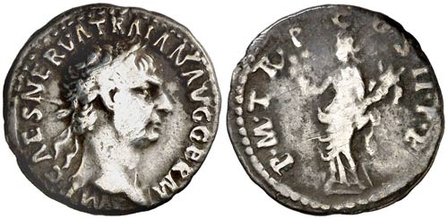 (99 d.C.). Trajano. Denario. ... 