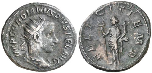 (243-244 d.C.). Gordiano III. ... 