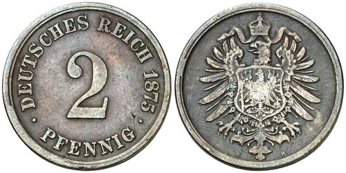 1875. Alemania. Guillermo I. H ... 