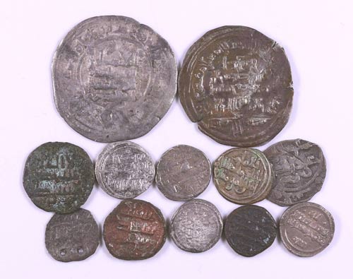 Lote de 12 monedas islámicas, la ... 