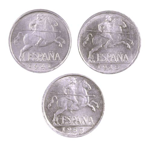 1941 a 1953. Franco. 5 céntimos. ... 