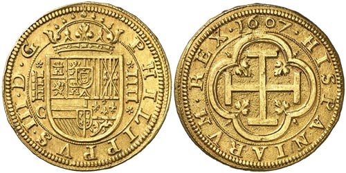 1607. Felipe III. Segovia. C. 4 ... 