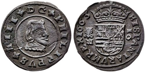 1663. Felipe IV. Granada. N. 16 ... 
