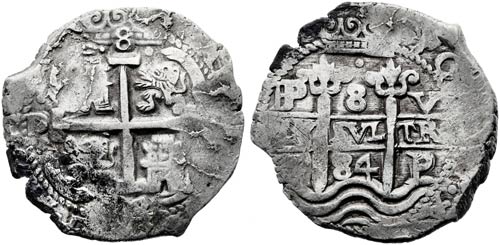 1684. Carlos II. Potosí. V. 8 ... 