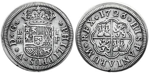 1726. Felipe V. Segovia. F. 1 ... 