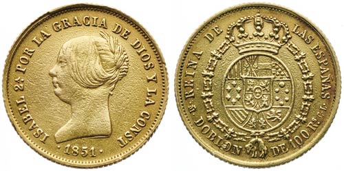 1851. Isabel II. Madrid. CL. ... 