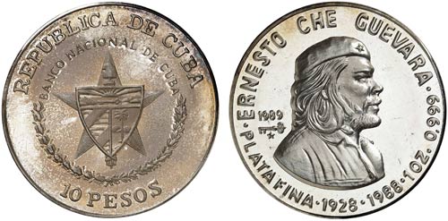 1989. Cuba. 10 pesos. (Kr. 163). ... 
