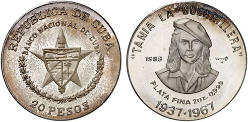 1988. Cuba. 20 pesos. (Kr. 235). ... 