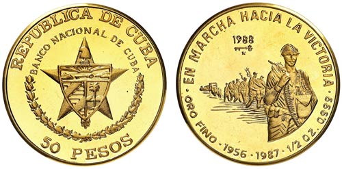 1988. Cuba. 50 pesos. (Fr. 17) ... 